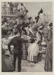 En la Revisión Naval del Jubileo de la Reina